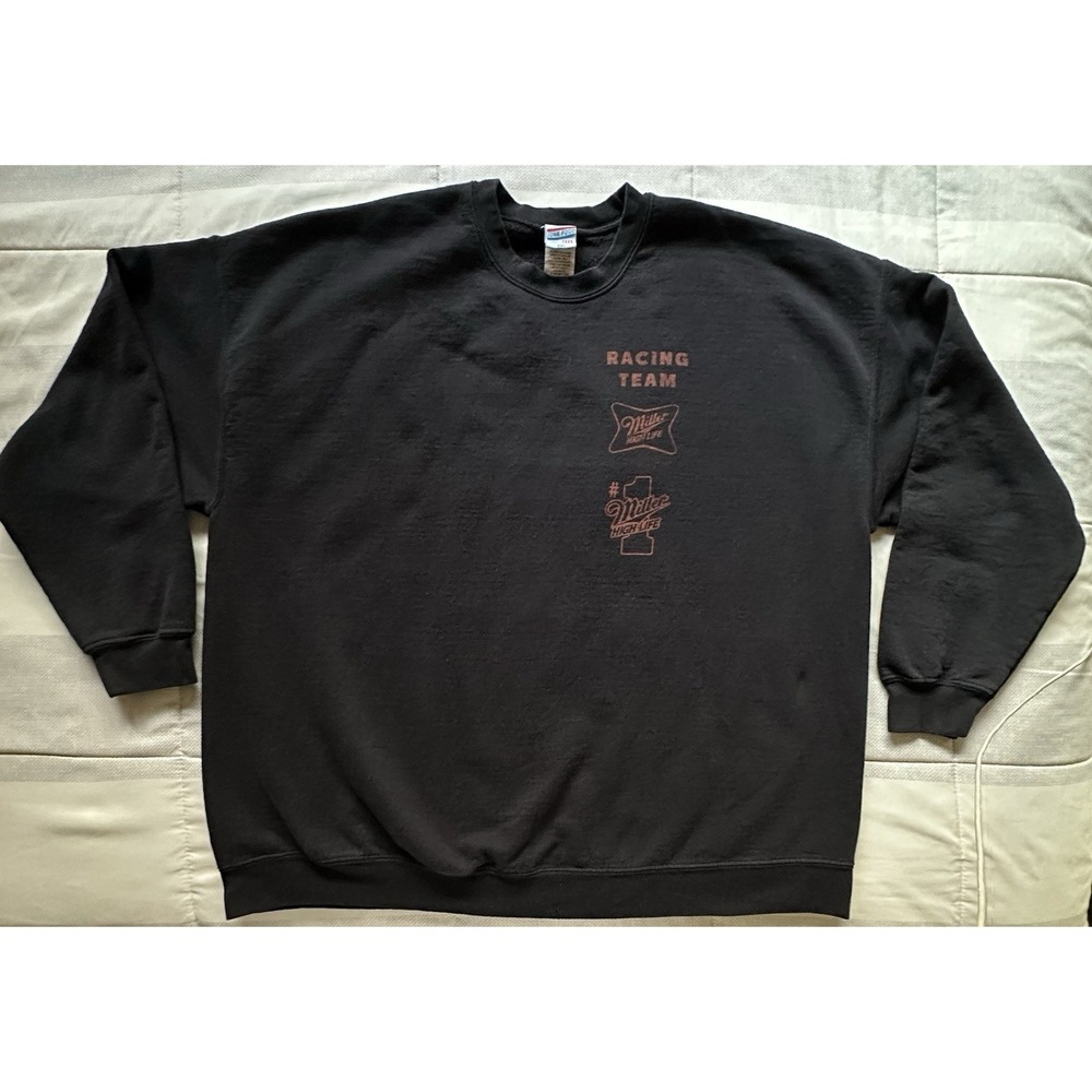 Junk Food Miller High Life Racing Team oversized crewneck Sweatshirt Beer XXL